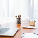 20ML Wooden Glass Aromatherapy Pure Essential Oils Diffuser Waterless Aroma Diffuser Air Nebulizer Household Humidifier For Home Aimak Store