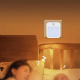 Night Light Motion Sensor With LED Light EU Plug Lamps Children'S Night Light Wireless Night Lamp For Bedside Table Bedroom Aimak Store