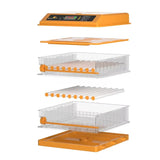 Dual Power Automatic Egg Incubator 200 Eggs 64 128 192  Chicken Quail Duck DC12V Incubators Hatching Eggs Solar Powered Aimak Store