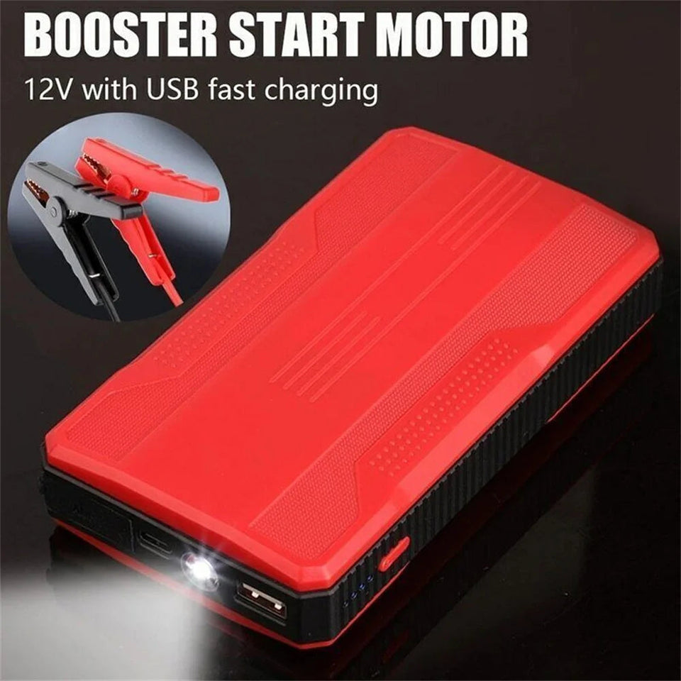 20000mAh High Power Car Battery Jump Starter Portable Car Battery Booster Charger Booster Power Bank Starting Device USB Port Aimak Store