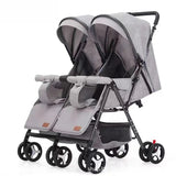 Twin Baby Stroller Can Sit and Lie Down Lightweight Stroller Two Children Outdoor Skate Baby Gods Double Seat Folding Stroller Aimak Store