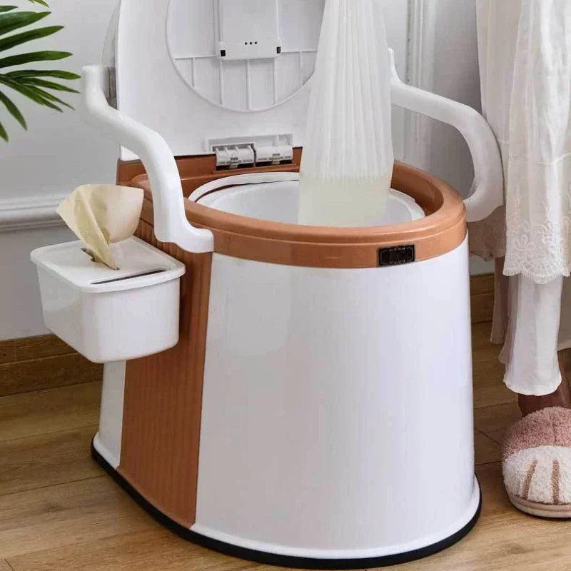 Portable and Portable Toilet for Household Use Urinal for Elderly People When Getting Up At Night and Toilet for Pregnant Women Aimak Store