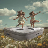 Portable PVC Flocking Air Mattress With Built-in Pump Detachable Battery for Camping - Lightweight Comfort Outdoor Travel Bed Aimak Store