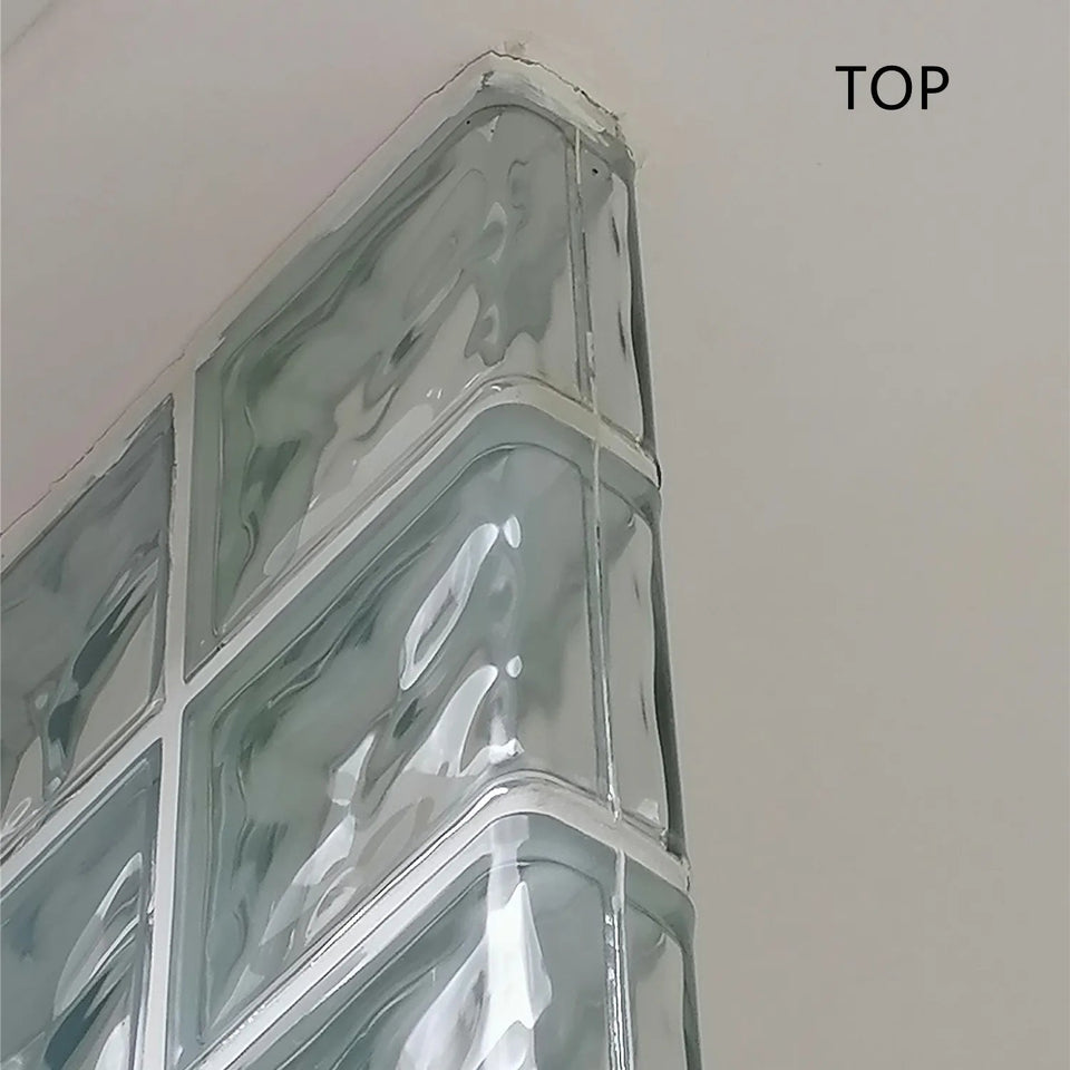 Pack 6 Square Hollow Bricks for Home Decoration, Glass Brick, Screen Room Divider, Office and Hotel Partition Wall, 7.5in(19cm), Aimak Store