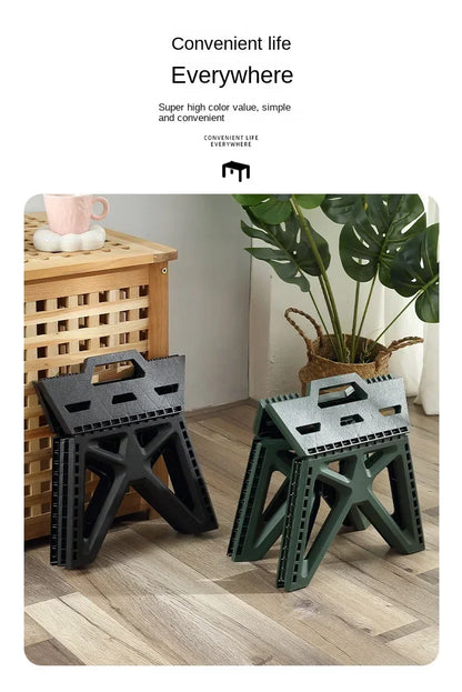 Outdoor Small Stool Portable Folding Stool High Load Bearing Durable Small Chair Fishing Stool Beach Stool Camping Stool