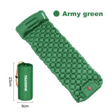 Outdoor Camping Inflatable Mattress Sleeping Pad With Pillows Ultralight Air Mat Built In Inflator Pump Hiking Aimak Store