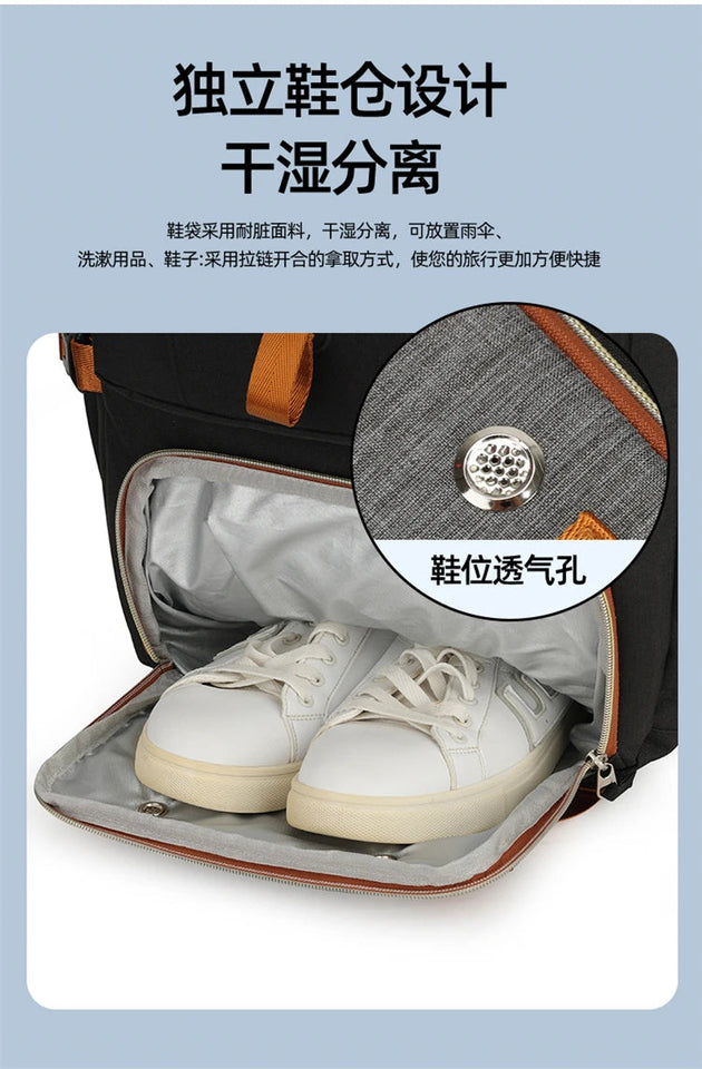 Outdoor backpack for travel, 50L waterproof camping backpack for women and men, backpack with shoe compartment Aimak Store