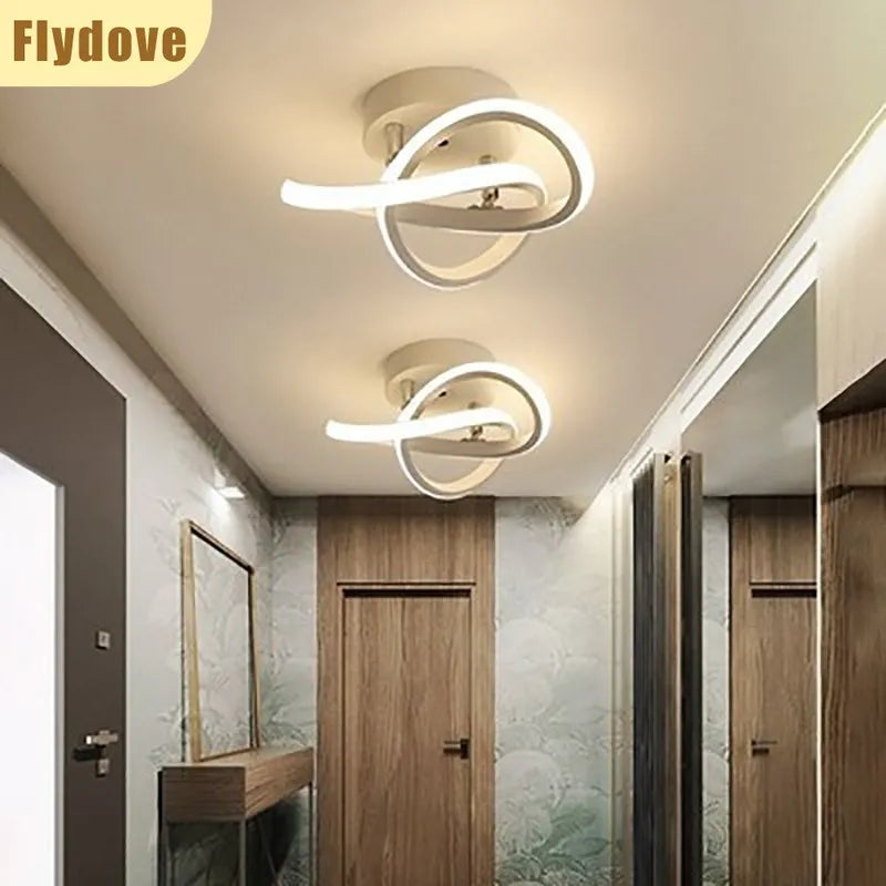 Nordic Minimalist LED Strip Corridor Ceiling Light Creative Living Room Balcony Bedroom Home Decoration Lighting Fixtures Aimak Store