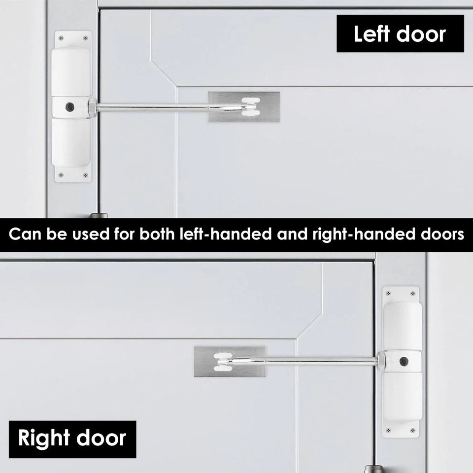 Automatic Door Closer Metal Adjustable Heavy Duty Safety Spring Silenciar Durable Convert Hinged Door Interior Exterior Aimak Store