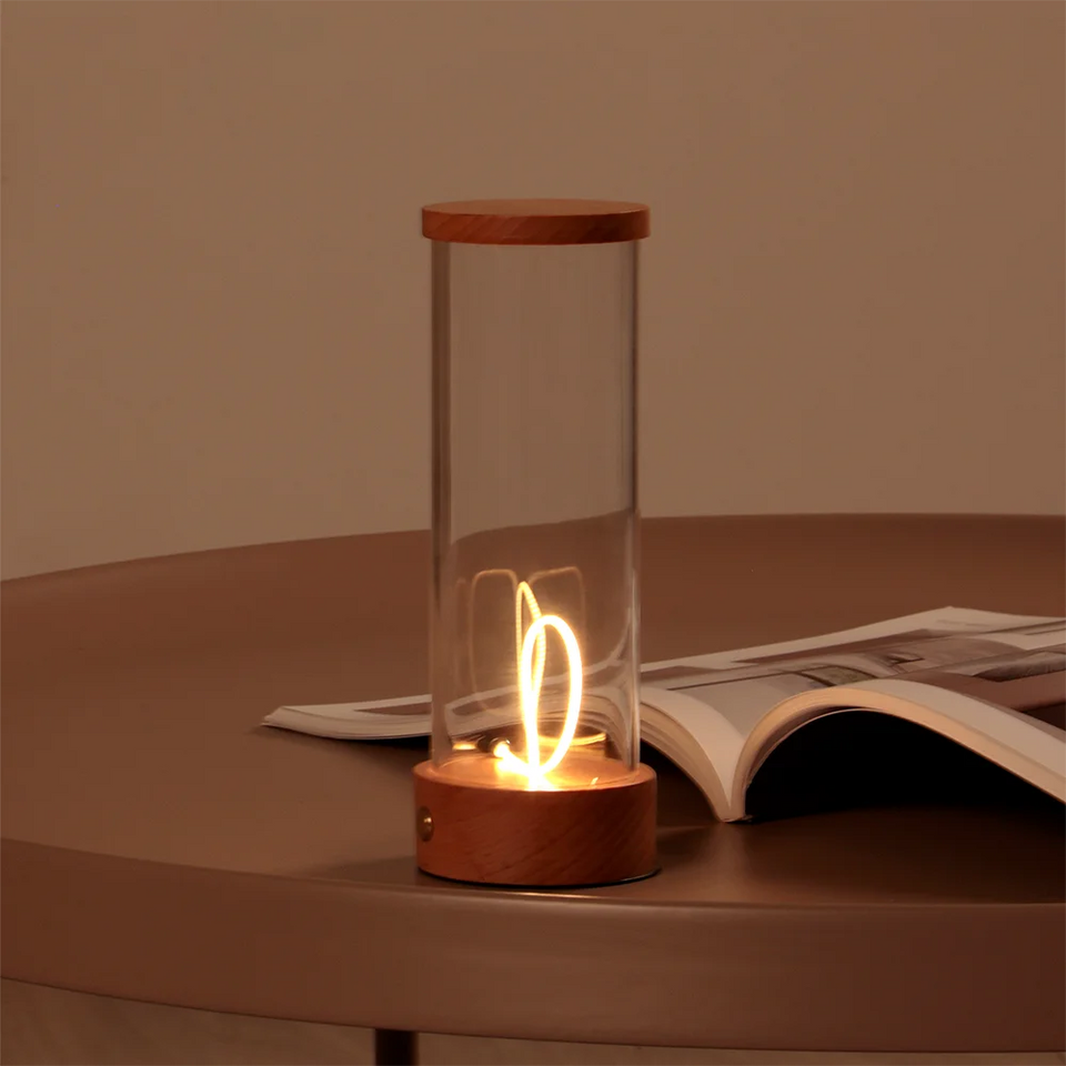 Cordless Table Lamp Magnetic Filament Movable Minimalist Table Lamp With 3 Levels Touch Dimmable Rechargeable Nightstand Lights Aimak Store