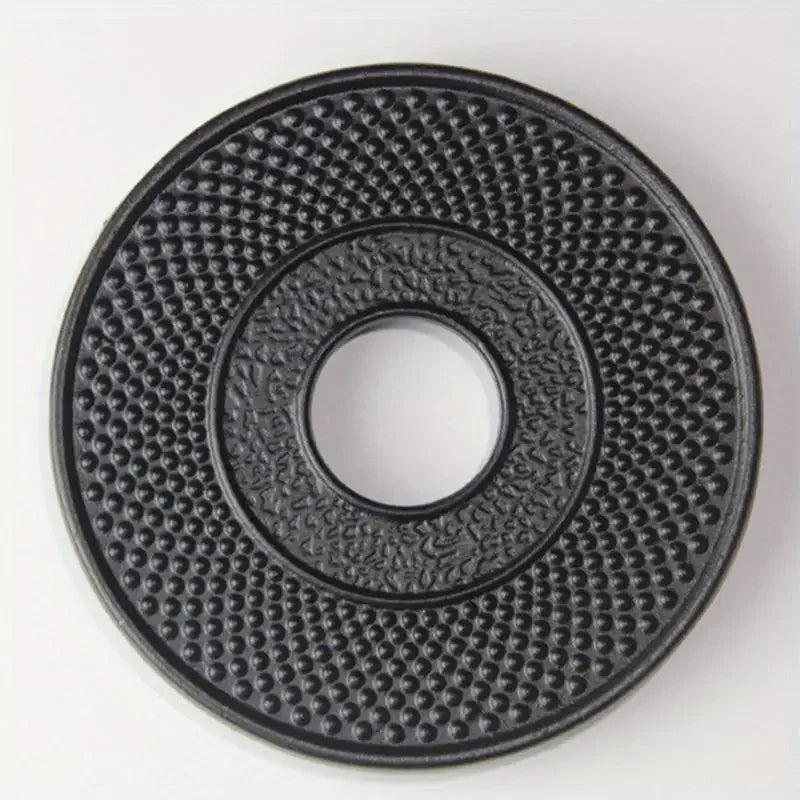 Cast Iron Teapot Mat Teapot Holder Japanese Iron Teapot Mat Wear-resistant and Anti Slip Mat Matching Tea Set Accessories Aimak Store