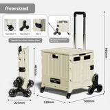 Portable and Foldable Shopping Cart,Home Multifunctional Grocery Cart, Outdoor Trolley Cart, Stall, Camping and Storage Box Aimak Store