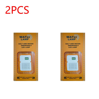 LED Salt Water Emergency Lamp Camping Energy Saving Lamp Waterproof Portable Night Fishing Lamp Travel Supplies for Car Outdoor