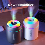 180ML Mini Air Humidifier USB Electric Aroma Diffuser Essential Oil Purifier Aromatherapy Mist Maker Lights For Car Home Bedroom Aimak Store