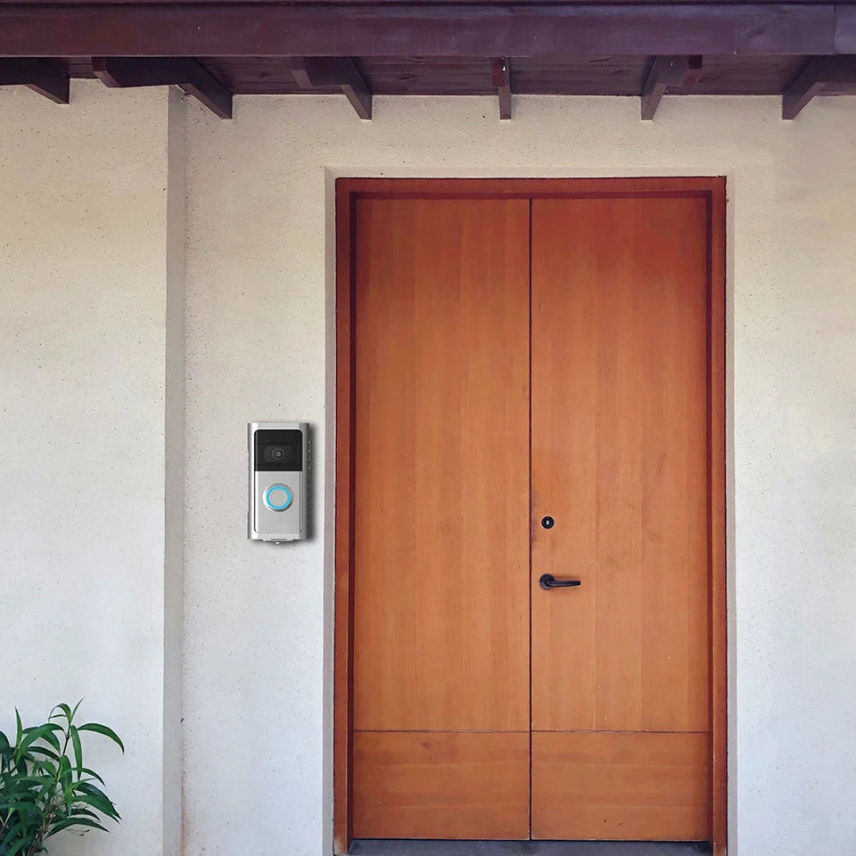 Anti-Theft Doorbell Mount Stainless Steel Anti-Theft Door Mount Holder Easy Installation for Ring Video Doorbell Aimak Store