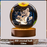 3D Crystal Ball Creative Valentine's Day Mother's Day Gift Rose Love Cloud Crystal Room Desktop Decoration Boy Girl Gifts Aimak Store