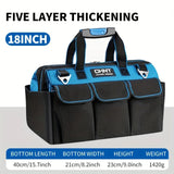 Multifunctional Tool Bag Thickened Large Capacity Waterproofed Wear-Resistant Toolkit MultiPocket Electrician Storage Bag Aimak Store
