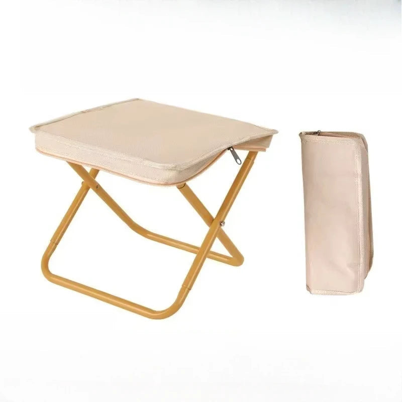 Outdoor Portable Folding Stool Lightweight and Convenient Folding Stool Camping Travel Fishing Portable Stool Aimak Store
