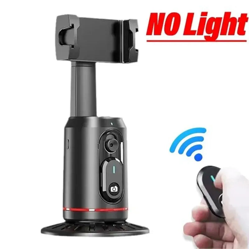 FANGTUOSI 360 Rotation Follow-up Gimbal Stabilizer Monopod Desktop Tracking Gimbal with Remote for Phone Tiktok Live Photography Aimak Store