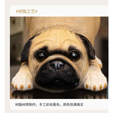 Creative Pug Statue Storage Tray Cute Dog Key Candy Snack Storage Plate Animal Sculpture Ornaments Office Tabletop Decor муравьи Aimak Store