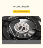 [Without Gas Cylinder]Portable Gas Powered Stove Burner Household Stainless Steel Camping Gas Stove Outdoor Butane Gas Cooktops Aimak Store