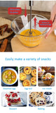 Semi Automatic Mixer Whisk Egg Beater Stainless Steel Manual Hand Mixer Self-Turning Cream Utensils Kitchen Mixer Egg Tools Aimak Store