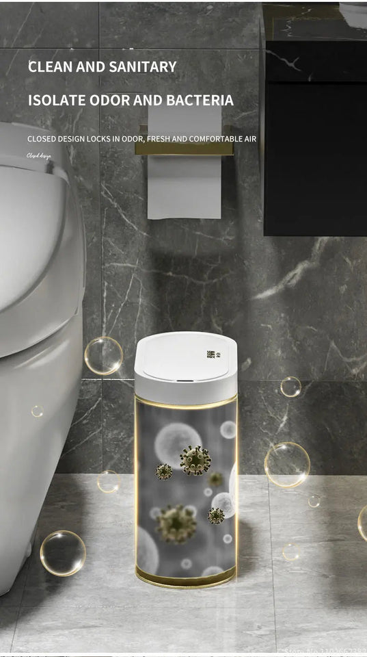 7L/9L Smart Trash Can Electronic Automatic Smart Sensor Garbage Bin Household Toilet Waste Garbage Can for Kitchen Bathroom Aimak Store