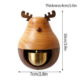 Wooden Door Bell Japanese Wind Chime Room Decor Home Front Doorbell Landscape Bell Garden Decoration Shopkeeper Remind Bell 풍경 종 Aimak Store