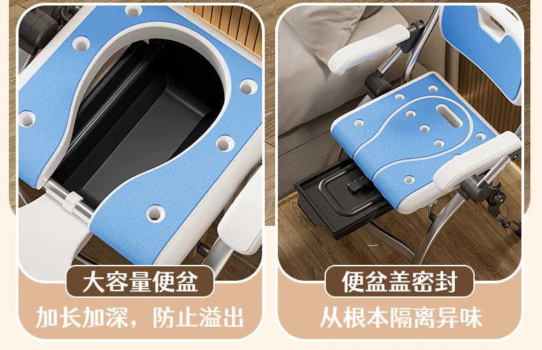 Bathroom Chair for Elderly with Backres Folding Shower Seat for Safety Non-Slip Locking Ideal for Senior Citizen Pregnant Women Aimak Store