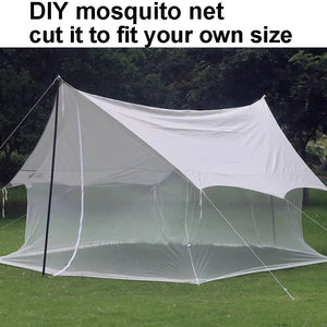 DIY Mosquito Net Black Camp Outdoor Hunt Garden Dormitory Tent Picnic Camping Cut Fit Size Mosquito Nets 2*3m 3*5/15m Netting Aimak Store