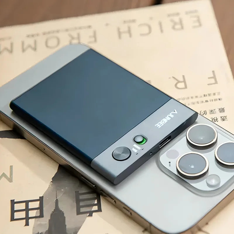 AI powered Voice Recorder  Summarize Instant Translation by ChatGPT  68 Languages,64GB Audio Recorder Magnetic for mobile phone Aimak Store