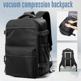 Vacuum Backpack Travel Bag for Men Large Capacity airback Backpack Business Laptop Backpack Women Expandable Backpack School Bag Aimak Store