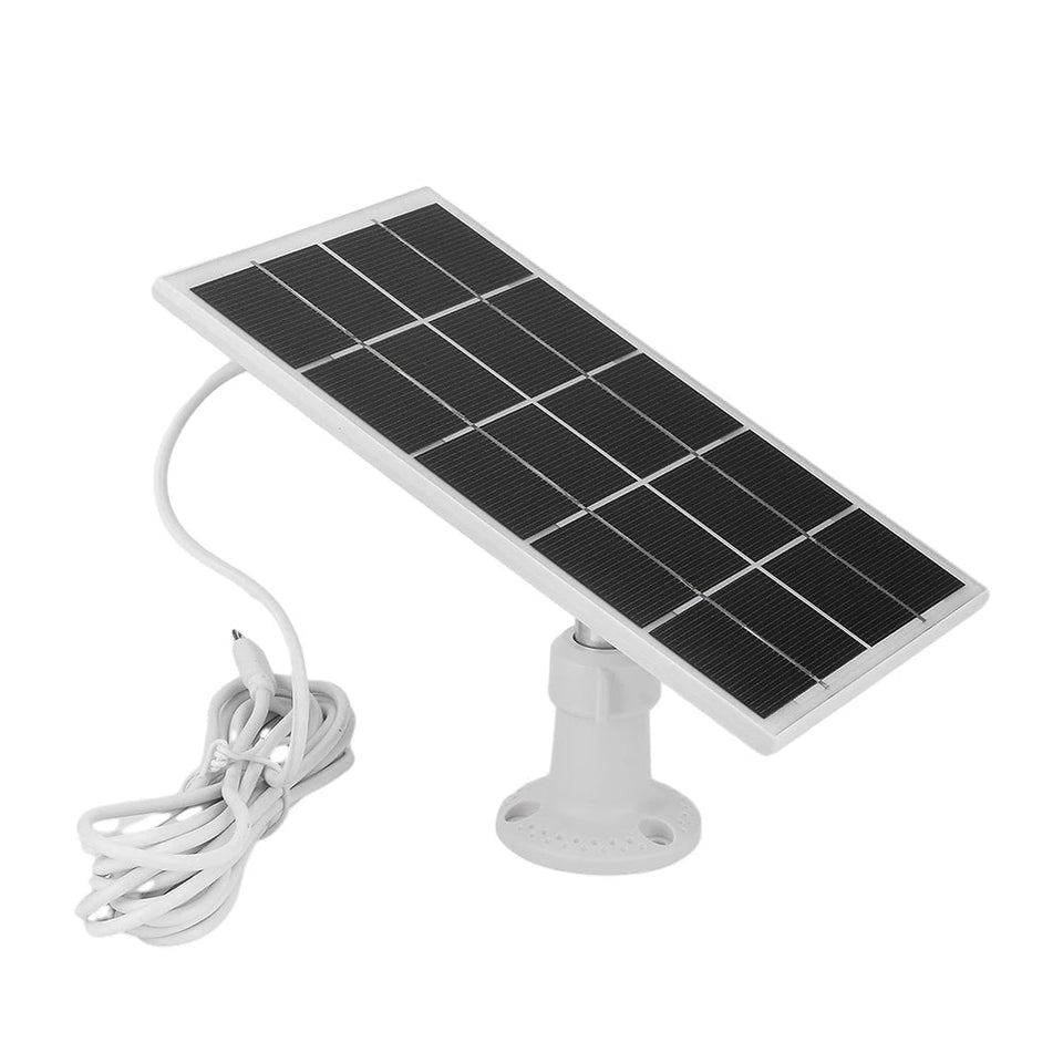 8W 5V Solar Panel Charger Type-c/DC5521 Solar Panel Kit IPX6 Waterproof Outdoor Solar Charger for Security Camera/Home Light Aimak Store