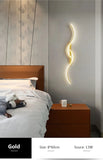 LED Wall Lamp 60/80/100CM Smart Remote Control Adjustable Color Temperature Brightness Bedroom Bedside Living Room Wall Sconces Aimak Store