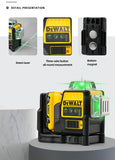 Dewalt DW089LG Laser Level 12 Line 3 Sides*360 Degree Vertical Lines Laser Level Meter Outdoor Uses 12V Lithium Battery Aimak Store