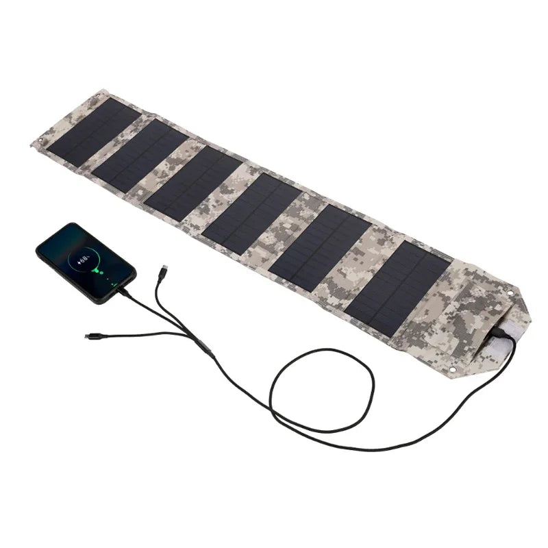 60W 80W 100W Foldable Solar Panel 5V USB Portable Folding Bag Battery Charger for Phone Outdoor Camping Waterproof Power Bank Aimak Store