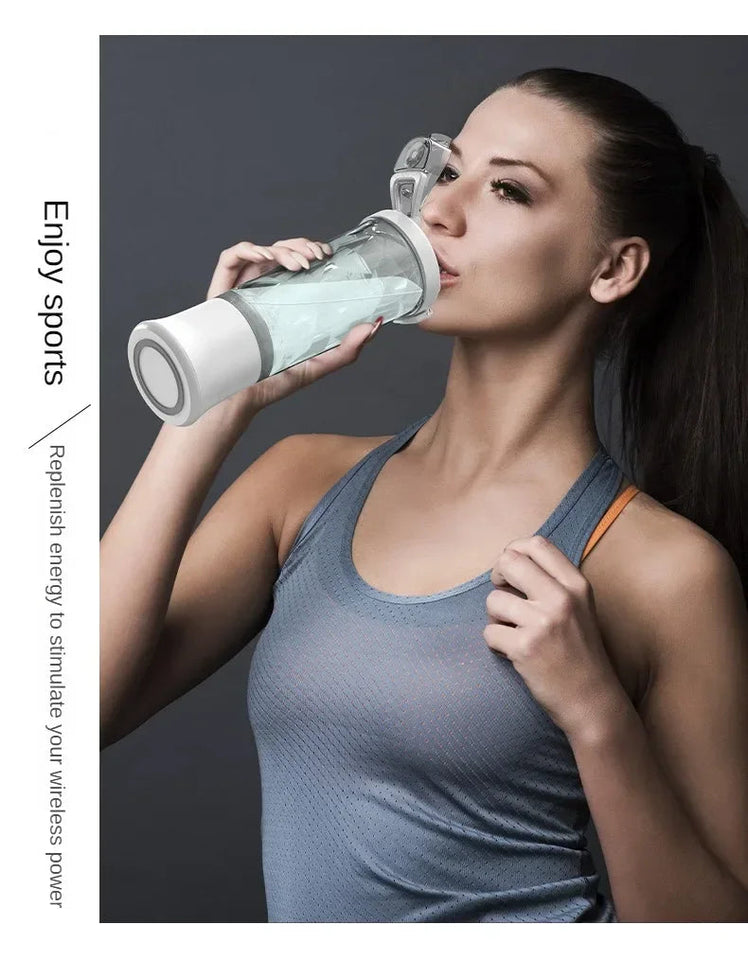 New 4000mAh Portable Juicer Cup 600ML 10-Leaf Blade Powerful Motor Mini Blender for Shakes Smoothis Blender Mixer Cup Outdoor Aimak Store