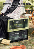 UFORU Outdoor camping storage box Car trunk organizer Car multilayer thickened with cover picnic storage folding box Aimak Store