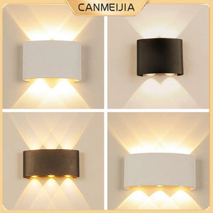 Outdoor Wall Lamp IP65 Waterproof Garden Lighting AC86-265V Exterior Wall Light Living Room Stair Porch Light Home Decor Fixture Aimak Store