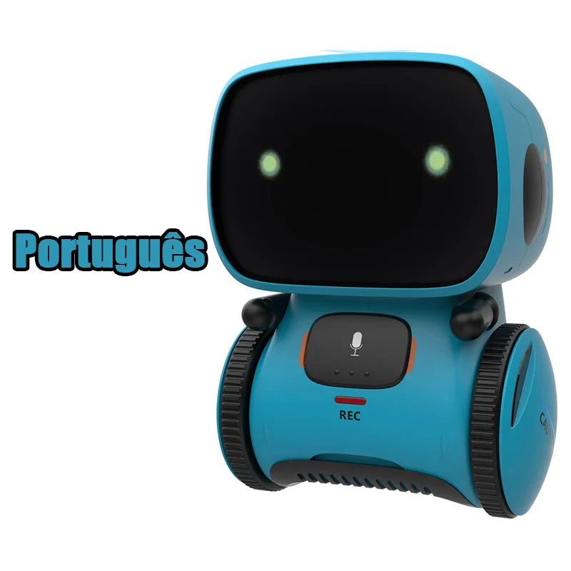 Toy Robot Intelligent Robots Russian & English & Spanish Version Voice & Touch control Toys Interactive Educational RC Robot Aimak Store