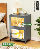 Modern Simple Storage Small Night Stand Household Bedside Table Solid Wood Bedchamber Large Capacity Home Furniture Aimak Store