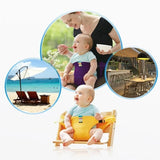 Folding Baby High Seat Strap Portable Kids Baby Chair Travel Washable Infant Feeding Dinning Cover Seat With Safety Belt Aimak Store