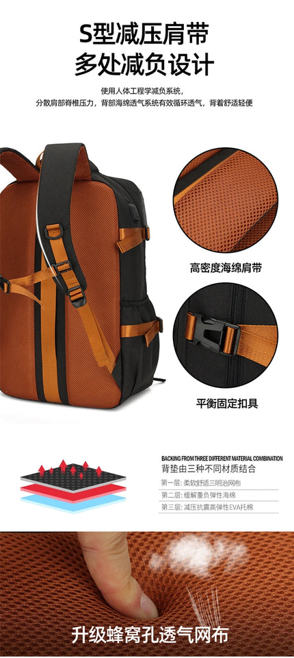 Outdoor backpack for travel, 50L waterproof camping backpack for women and men, backpack with shoe compartment Aimak Store