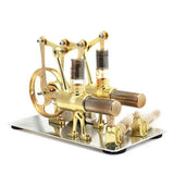Stirling Engine Miniature Model with Balance, Steam Power Technology, Scientific Power Generation, Experimental Toy Aimak Store