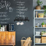 Coffee Mug Holder Wall Mounted, Metal Coffee Mug Rack for Wall, Coffee Cup Rack wall hooks，coat hooks，coat hanger Aimak Store