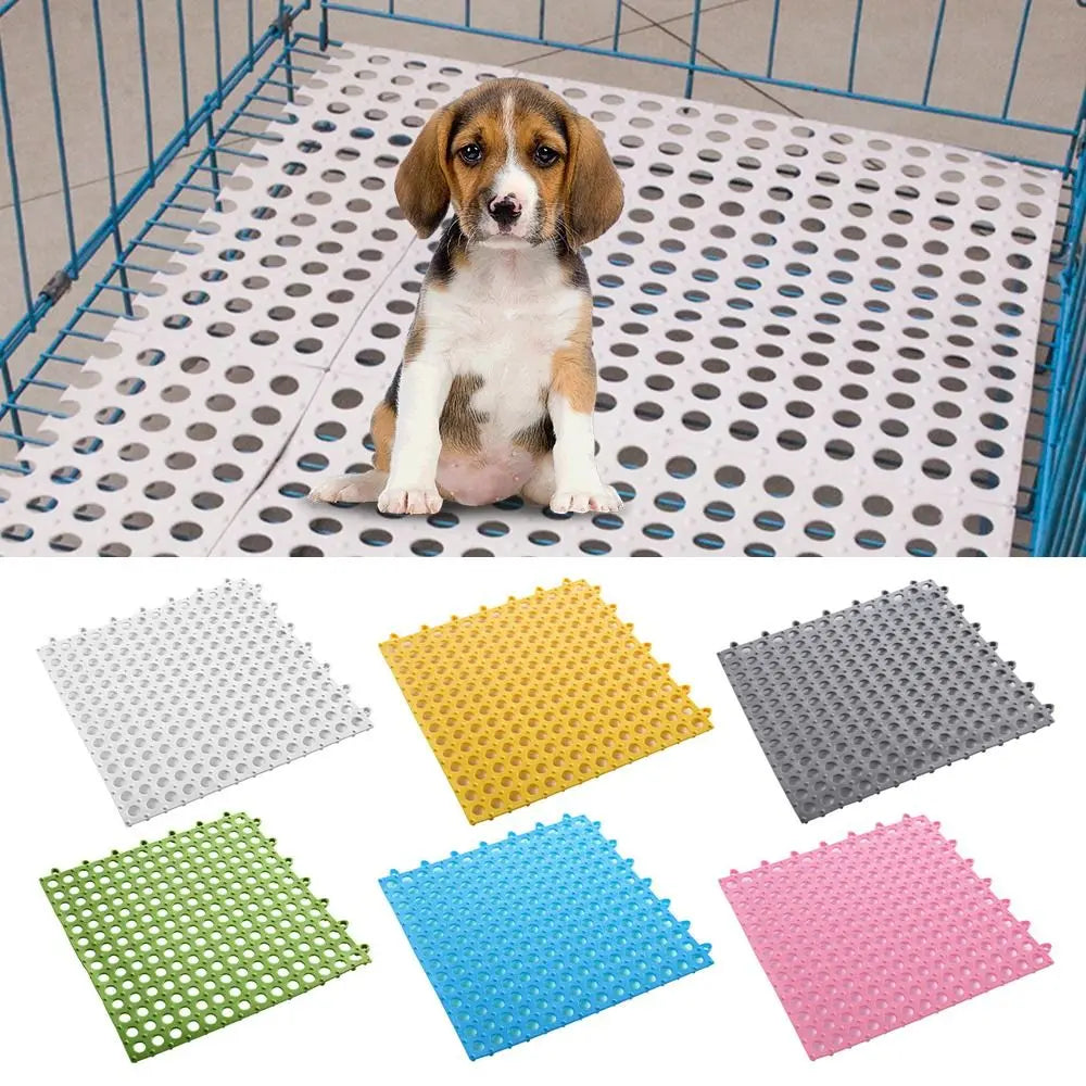 TPE Anti-slip Splice Toilet Ground Mat Bathroom Carpet Pet Cage Floor Mat Rabbit Foot Mat Aimak Store