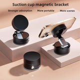 Double Sided Suction Cup Magnetic Phone Holder Lazy Multi-functional Foldable Storage Holder Vacuum Suction Phone Holder Aimak Store