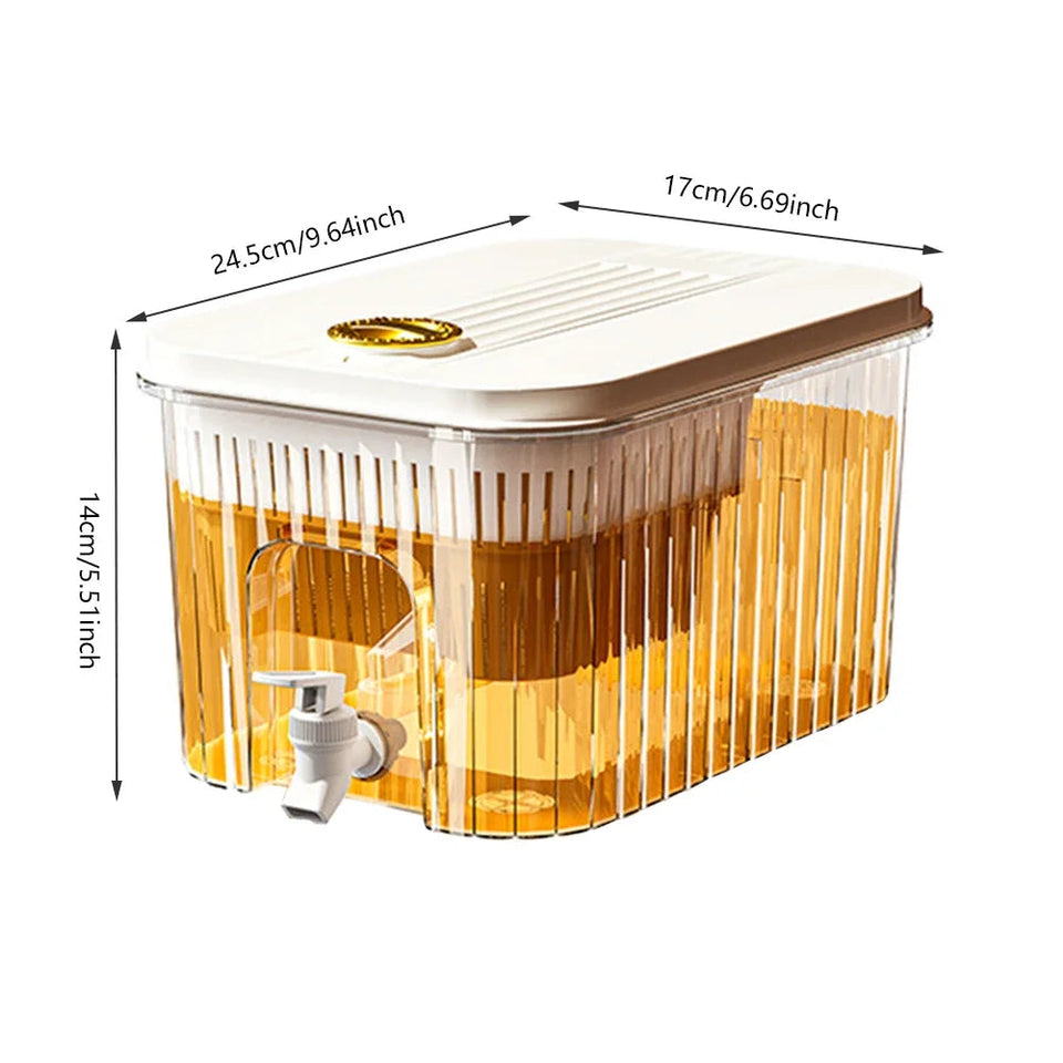 Large Cold Kettle Refrigerator With Faucet Lemonade Bottle Drinkware Kettle Pot Beverage Dispenser Home Cool Water Jug Bucket Aimak Store