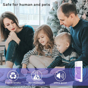 2Pcs LED Mosquito Killer Lamp Multifunctional Light Controlled Mosquito Killer LED Trap Electric Shock Mosquito Killer Lamp Aimak Store