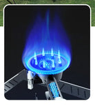 [Without Gas Cylinder]Portable Gas Powered Stove Burner Household Stainless Steel Camping Gas Stove Outdoor Butane Gas Cooktops Aimak Store